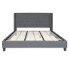 Flash Furniture Platform Bed, Riverdale, King, Dark Gray HG-48-GG
